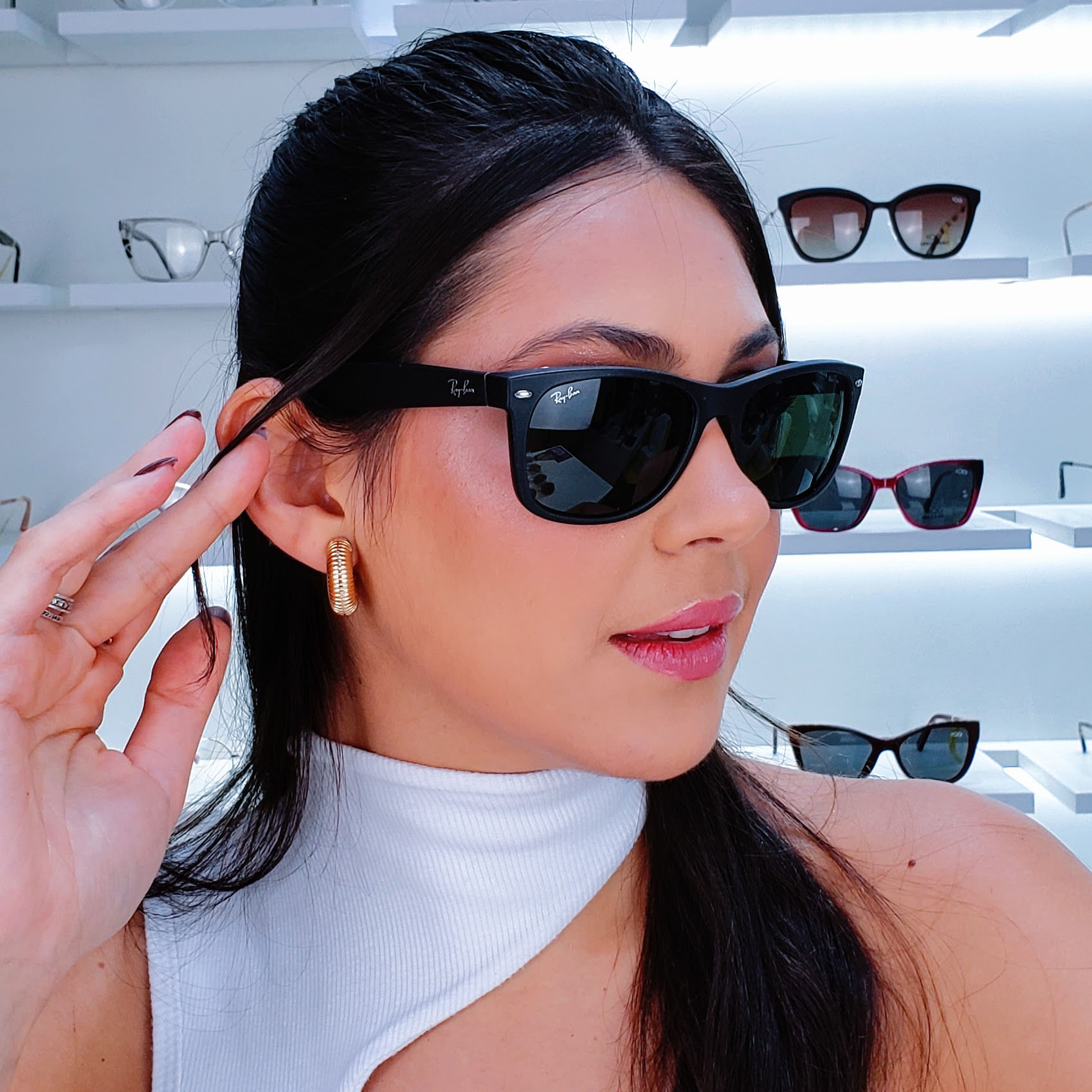 Ray Ban New Wayfarer Preto Fosco santograu