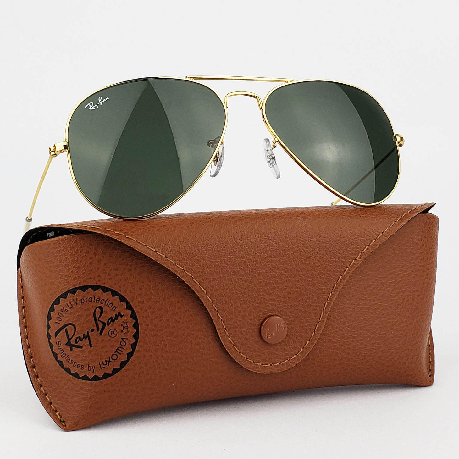 Ray Ban Aviator Classic Dourado santograu